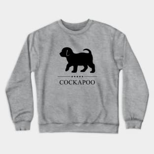 Cockapoo Black Silhouette Crewneck Sweatshirt